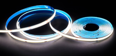 Лента св/д COB 12V 12W 3000К 384led на метр IP44 белый/теплый Giant4 Лента св/д COB 12V 12W 3000К 384led на метр IP44 белый/теплый Giant4