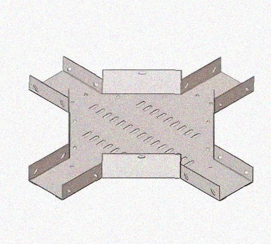 Лоток крестообразный перфорированный КМ 200х80 У3, окрашенный, S1,5