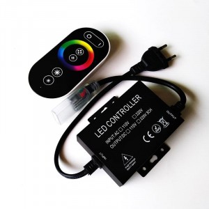Контроллер для св/д ленты 220V 2500W RGB IP20 инфр.пульт 24кнопки General 