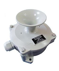 Оповещатель охранный звуковой с фильтром РВФ-220В УХЛ5, 220В DC, IP54 Электротехник