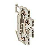 Колодка клеммная пружинная двойная JXB-ST-1,5 17,5А серая PROxima EKF