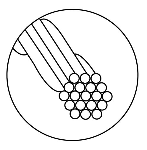 Трос алюминиевый, 50 мм² DKC