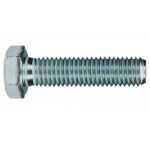 Болт M6х25 DIN933 шестигранная глова, класс 5.8 цинк Tech-KREP