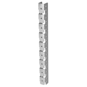 Универсальное крепление к сетке винтовое для двух консолей, толщ. 2,0 мм, гор. цинк Ostec