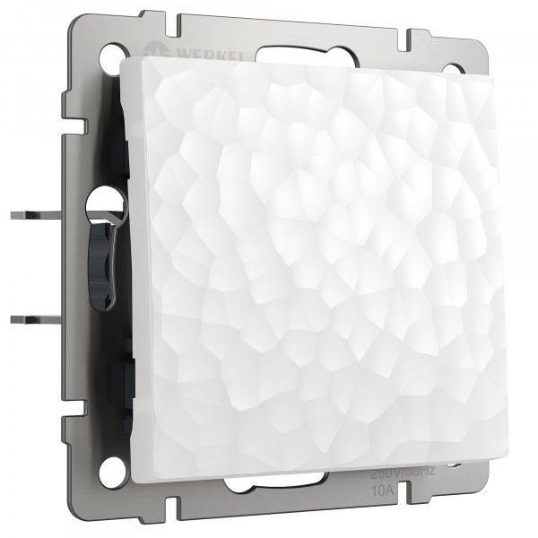 Hammer Механизм выключателя СУ 1 кл. проходной 10А Белый IP20 Werkel