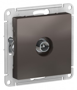 ATLASDESIGN Механизм розетки TV СУ 1-м . мокко IP20 Schneider Electric