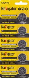 Элемент питания CR2032 BL5 Navigator Элемент питания CR2032 BL5 Navigator