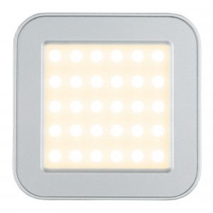 Светильник светодиодный ULE-S03-3W/WW IP41 SILVER 3Вт 3000К 240Лм 70мм IP41 Uniel