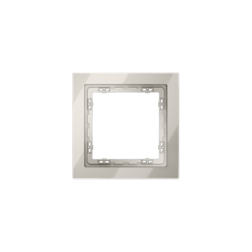 Рамка стеклянная Voltum S70 на 1 пост, (кашемир, стекло)