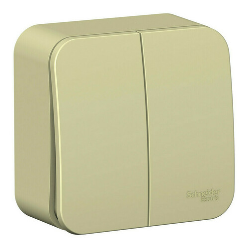 BLANCA Выключатель ОУ 2 кл 10А бежевый IP20 Schneider Electric