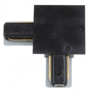 Соединитель для шинопроводов типа R 1-фазный, L-образный/черный Volpe