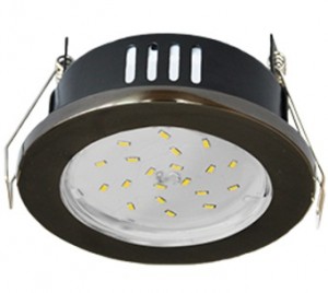 Светильник GX53 H9 IP65 черный хром Ecola