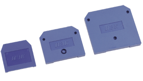 Заглушка для ЗНИ4-6мм2 (JXB35-50А) синяя IEK