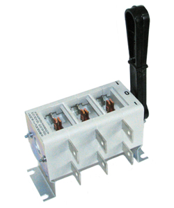 Выключатель-разъединитель ВР32-31 А 70220-00 УХЛ3, 100А, несъёмная боковая рукоятка, 3-х полюсный на два направления Электротехник