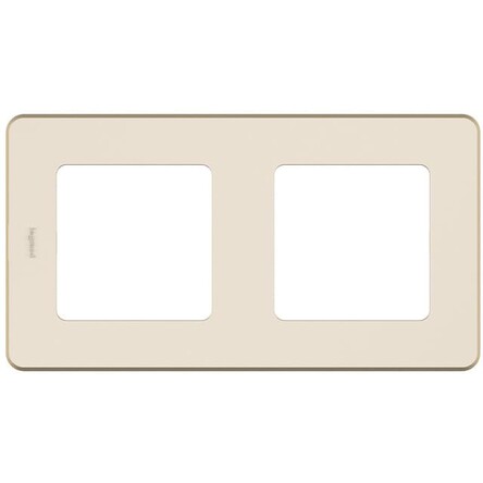 INSPIRIA Рамка горизонт/вертик 2 мест . слоновая кость IP20 Legrand