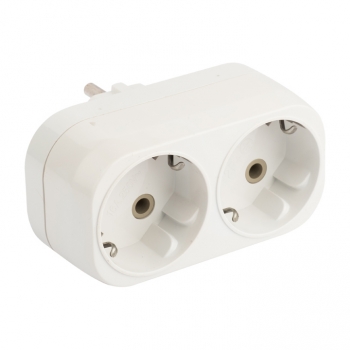 Разветвитель 2 гн, с/з плоский 16А 250B PROxima EKF