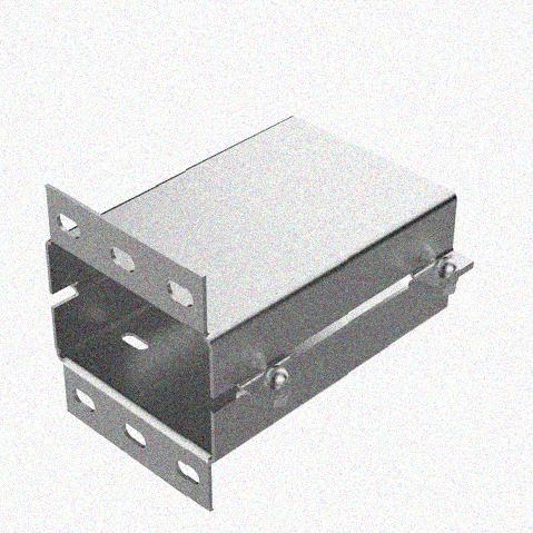 Лоток присоединительный ЛПС 200х65 УТ1,5 оцинкованный лист, S2,0