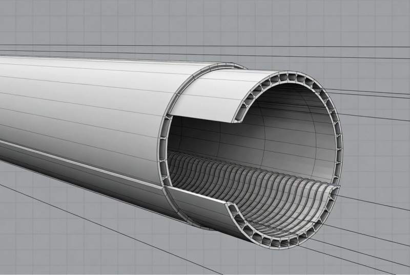 Двустенная гофрированная труба ПНД для прокладки кабеля — лучший выбор 
