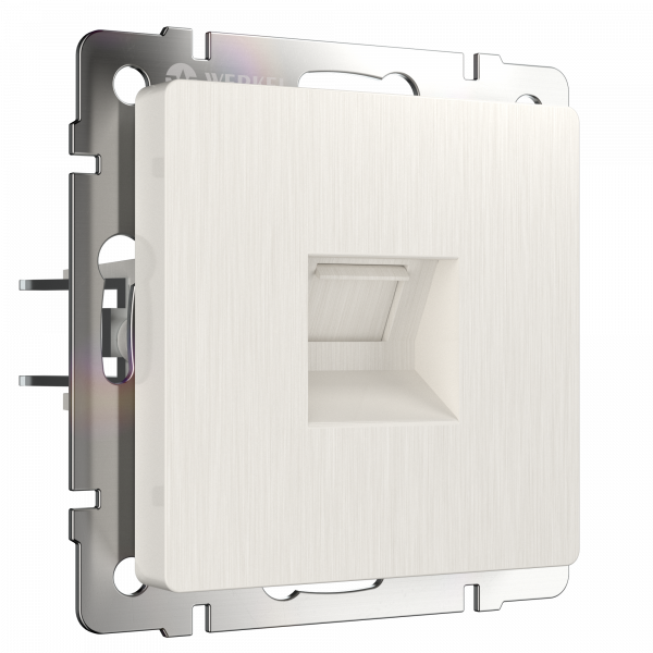 Встраиваемые механизмы Розетка СУ Ethernet RJ-45 . перламутр рифленый IP20 Werkel Встраиваемые механизмы Розетка СУ Ethernet RJ-45 . перламутр рифленый IP20 Werkel