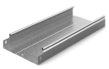 Металлический лоток неперфорированный 200х50х3000, толщ. 0,7 мм, Сендзимир цинк Ostec