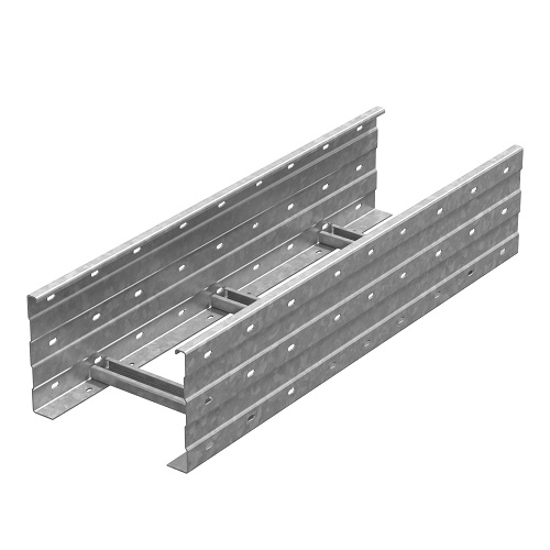 Лестничный лоток кабельрост 500х200х9000, толщ. 2,5 мм, гор. цинк Ostec