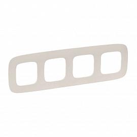 Valena Allure Рамка горизонтальная 4-м . слоновая кость IP20 Legrand