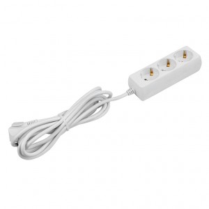 Сетевой удлинитель ПВС 3х1 3роз. 10м 16А земля General