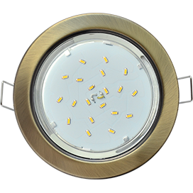 Светильник GX53 H4 черненая бронза 38x106 Ecola