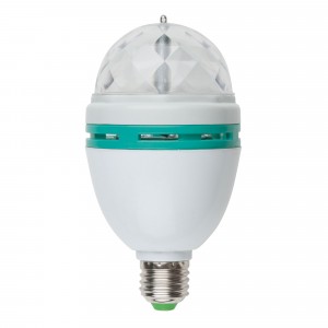 Лампа св/д Е27 ULI-Q301 проектор многоцветный 220В белый ДИСКО Volpe