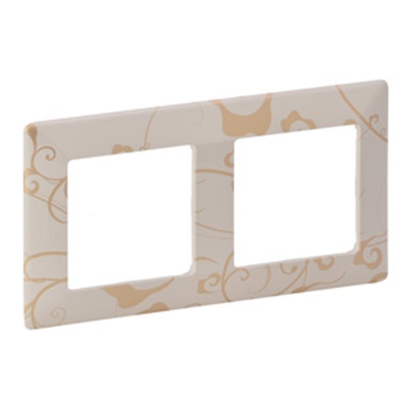 Valena LIFE Рамка Скрытый 2 пост Ампир . бежевый IP20 Legrand