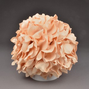 Св-к "гортензия" декор. E27 6W белый/кремовый d=220 3000K ULW-R07 Uniel