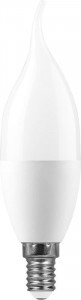 Лампа светодиодная Feron LB-770 Свеча на ветру E14 11W 6400K
