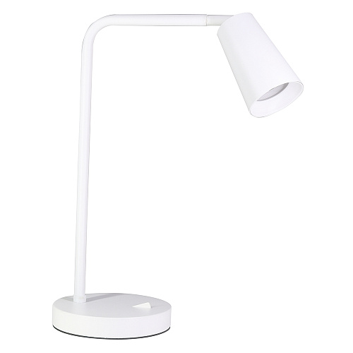 Светильник настольный под лампу GU10, max 35W, 230V , белый, DE185 Feron 