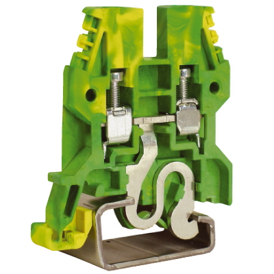 TED.4(Ex), зажим для заземления желт.зелен 4 кв.мм DKC