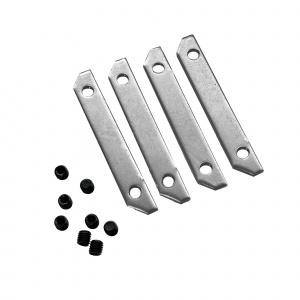 Прямой соединитель комплект (4 соединителя+8 винтов) комплект Серебристый ST001.169.00 ST LUCE