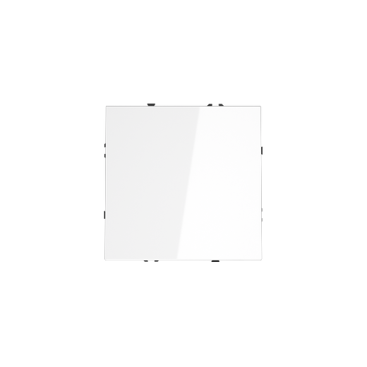 Выключатель с самовозвратом встраиваемый Voltum S70 одноклавишный 10А, (белый глянцевый)