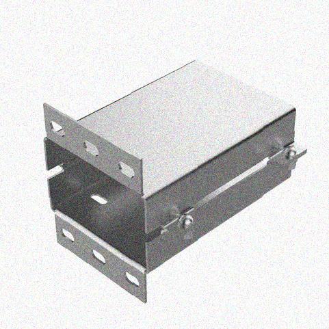 Лоток присоединительный ЛПС 200х80 УТ1,5 оцинкованный лист, S2,0