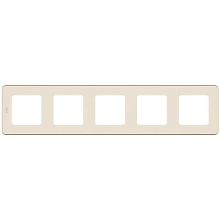 INSPIRIA Рамка горизонт/вертик 5 мест . слоновая кость IP20 Legrand
