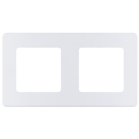 INSPIRIA Рамка горизонт/вертик 2 мест . жемчуг IP20 Legrand