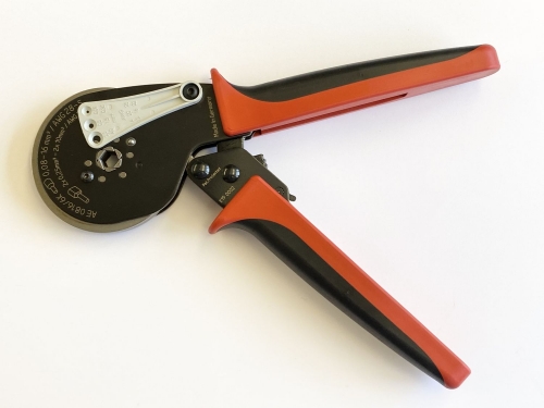 Клещи для обжима провода 0,08-16 кв. мм наконечником-гильзой(шестигранный) с позиционером DKC