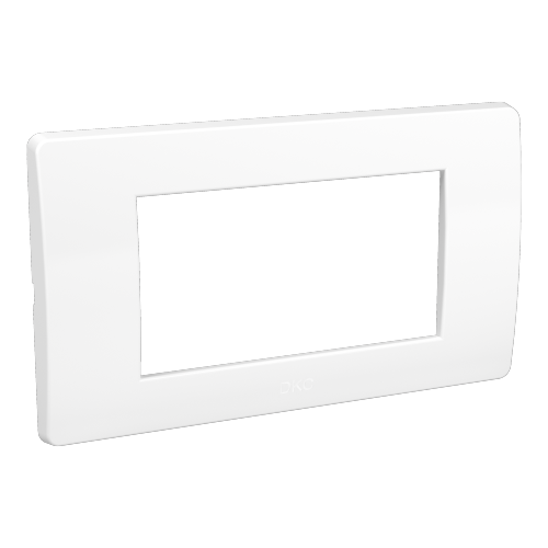 Рамка на 4 модуля, белая, RAL9010 DKC