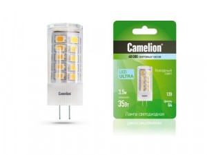 Лампа св/д T25 3.5W G4 4500К Camelion