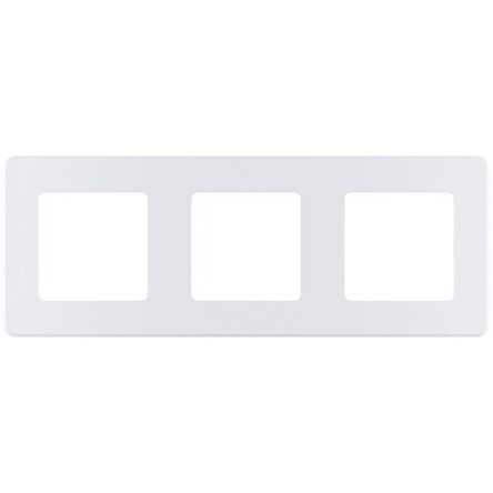 INSPIRIA Рамка горизонт/вертик 3 мест . жемчуг IP20 Legrand
