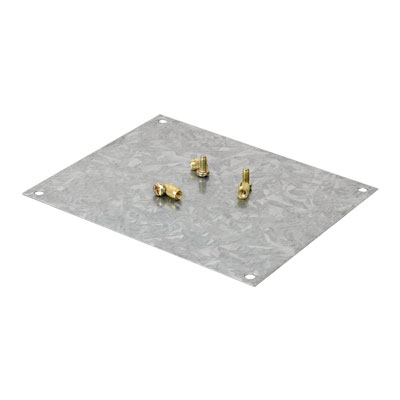 Монтажная пластина из оцинкованной стали 254х210 мм, для коробок 294х244 мм DKC