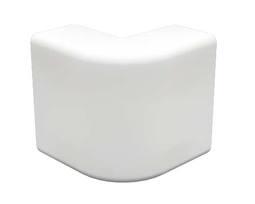 AEM 22x10 Угол внешний белый DKC