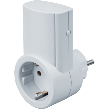 NRC-S1-1V1-WH с пультом радиоупр Розетка открытый 1 пост 10А белый IP23 Navigator