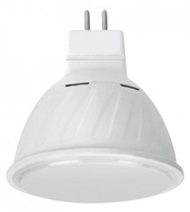 Лампа св/д MR16 10Вт GU5.3 2800К Матовый ECOLA