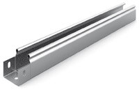 Металлический лоток неперфорированный 50х50х3000, толщ. 0,55 мм, Сендзимир цинк Ostec