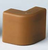 AEM 25x17 Угол внешний коричневый (розница 4 шт в пакете, 20 пакетов в коробке) DKC