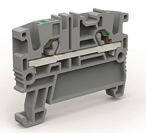 Проходная клемма 2 точки подключения на 2,5 кв.мм DKC